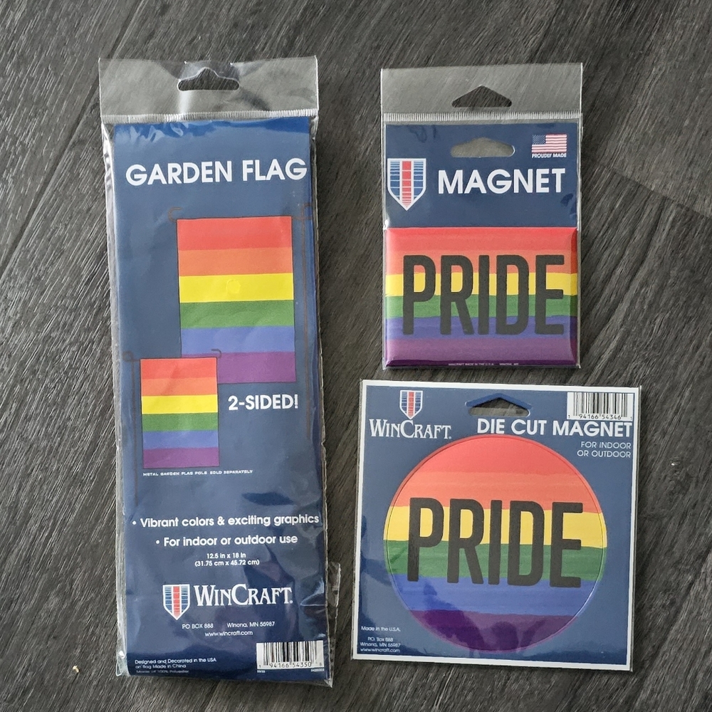 Wincraft‎ Pride, Garden Flag and Magnets